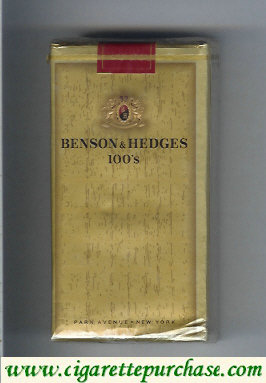 Benson Hedges 100s cigarettes Park Avenue Premium Quality